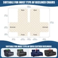 thumbnail image 2 of Funda para muebles TAOCOCO, sofá reclinable impermeable de 2 plazas, 2 of 8