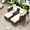 1#: Beige, variant on Harper & Bright Designs Outdoor Wicker Adjustable Lounge Chair for 2, 3 Pieces Rattan Patio Conversation Set with Coffee Table for Courtyard Swimming Pool Balcony, Gray