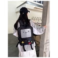 thumbnail image 4 of Adventure Cartoon Time Backpack Cute Travel Backpack with Embroidered Front and Dual Zippers with embroidered front, BeeMore Cartoon Robot Travel Laptop, Reinforced Adjustable Straps, 4 of 7