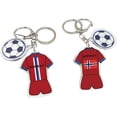 thumbnail image 1 of Yanonmyfd2026 World Cup Soccer Keychain - World Cup Pride Accessory, Football Fan Gift & Souvenir (2PCS),Norway, 1 of 48