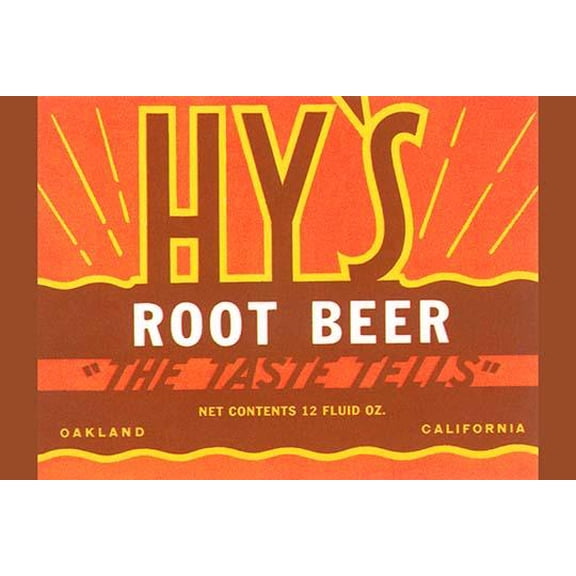 Hy's Root Beer - The Taste Tells-Fine Art Canvas Print (20" x 30")