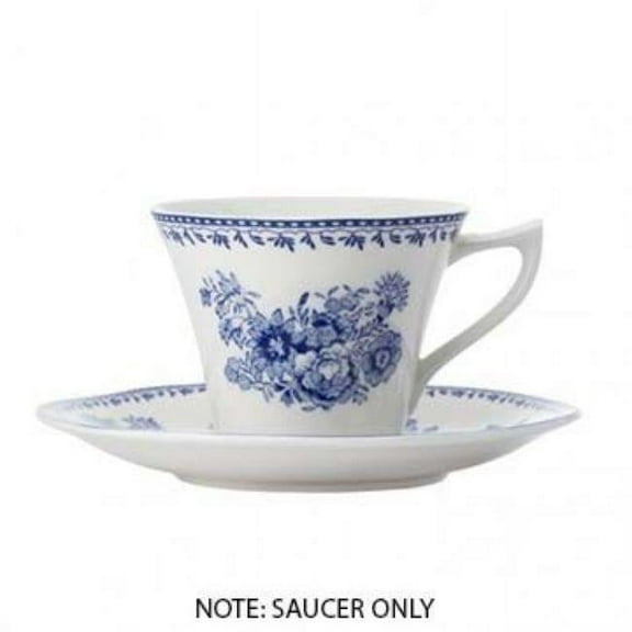 6 in. Blue Porcelain Saucers