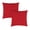 Red, variant on Covers&All Sunbrella Pillows Set of 2, UV Fade resistant & Water Repellent Square Throw Pillows (Inserts with Covers) for Indoor Outdoor Use