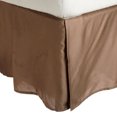 thumbnail image 1 of Solid Wrinkle-Resistant Brushed Microfiber Bed SKirt by Blue Nile Mills, King, Taupe, 1 of 6