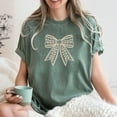 thumbnail image 3 of Coquette Lace Bow Shirt, Comfort Colors Cute Bow T-shirt, Lovely Gift for Women, Cute Mother Gift, Mother Day Gift, 3 of 6