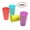 12PCS-11oz, variant on Topboutique 12PCS Plastic Cups 330ML Reusable BBQ Cups Plastic Tumblers Set Camping Cups Plastic Drinking Glasses Tumbler Drinking Cups for Outdoor Parties Camping Beach Picnic Kids (4 Colors)