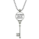 thumbnail image 1 of Novia padre Festival quote Colgante Collar Vintage Llavero Plata Joyas Unbranded  M, 1 of 3