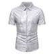 thumbnail image 2 of pstuiky camisetas de hombre, Camiseta deportiva informal de manga corta con solapa para hombre camisas casuales para hombre xxl, 2 of 8
