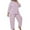 Purple, variant on UAMVSH Plus Size Pajama Sets for Women 2 Piece Fleece Warm Sleepwear Soft Fuzzy Long Sleeve Oversized Hoodies and Pants Pj Sets