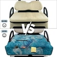 thumbnail image 5 of Uorisanigo Golf Cart Seat Covers, Blue Sea Turtle Golf Cart Seat Towel Blanket with Storage Pockets Keeps Seats Comfortable and Clean, Fits for EZGO, Club Car, Yamaha and More, 5 of 7