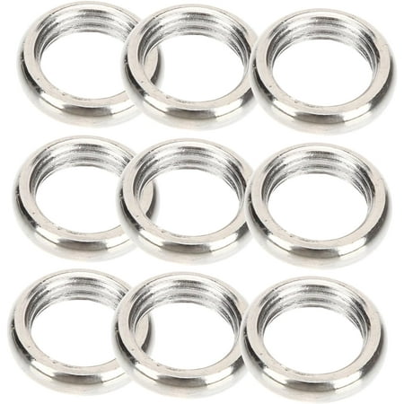 

50pcs Lighting Accessories Crystal Light Fixture Light Bulb Socket Light Bulb Holder Farmhouse Lamp Light Replacement Part Light Cover Ring Lamp Shade Holder M10 Lamp Cover Rings