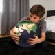 thumbnail image 4 of Almohada del planeta del sistema solar Peluche redonda • Cojín para modelos de Sol y Luna Tierra • Decoración falsa suave • Regalo educativo de astronomía en ciencias espaciales • 1 pieza incluida, 4 of 5