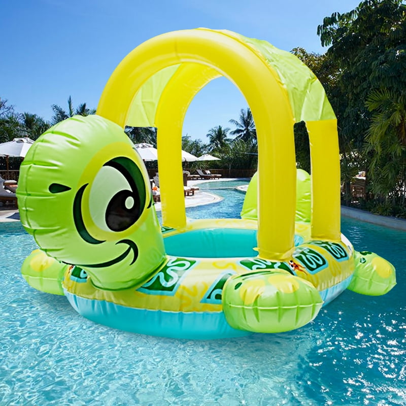 Tortoise Shape Kids Baby Inflatable Pool Float Seat Boat Water Swim ...
