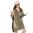 thumbnail image 3 of Women Plus Size Short Tunic Dress for Women Casual Polyester Short Caftan Dress Ladies Kimono Beach Cover-Ups Kaftan Online By Oussum, 3 of 8