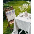 thumbnail image 5 of Waterproof Outdoor Throw Pillows with Inserts 18"x18", Purple Spring Floral Soft Decorative Pillowcases for Couch Bedroom, Butterfly Weeping Watercolor Botanical Pillow Covers for Sofa Living Room, 5 of 8