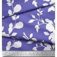 thumbnail image 3 of Soimoi Cotton Poplin Fabric Leaves & Floral Artistic Printed Fabric 1 Yard 56 Inch Wide, 3 of 3