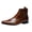 Brown, variant on Santimon Men Leather Boots Brogue Oxford Dress Boots Casual Chukka Boots Ankle Boots Black 12.5 US