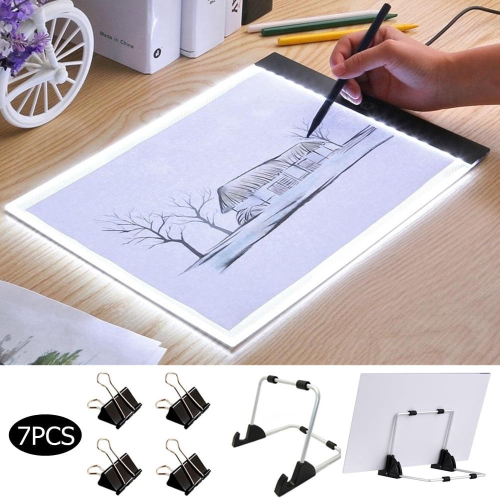 Pratical A4 LED Light Pad Copy Pad Drawing Tablet LED Tracing Painting Board Q0 