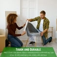 thumbnail image 5 of Farm Plastic Supply 1.5 Mil Clear 8 Feet 4 Inches x 200 Feet Drop Cloth Vapor Barrier, 5 of 6