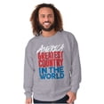 thumbnail image 4 of America Cracks Me Up Liberty Bell USA Sweatshirt for Men or Women Brisco Brands S, 4 of 6