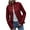 Red, variant on IROINNID Women's Short Open Front Jacket Solid Color Long Sleeve Warm Coat Cardigan Winter Sleeve Outerwear, Red