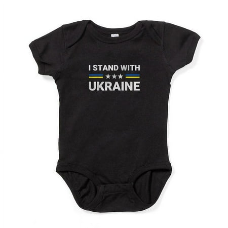 

CafePress - Support I Stand With Ukraine American Uk Body Suit - Cute Infant Bodysuit Baby Romper - Size Newborn - 24 Months