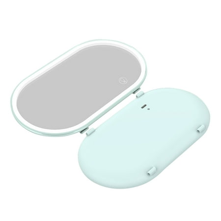

SUNRI Universal LED Car Interior Mirror Touch Switch Makeup Mirror Sun Visor High Clear Interior Vanity Mirror