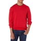thumbnail image 1 of Jersey Tommy Hilfiger liso con cuello redondo para hombre Haute Red, 1 of 4