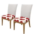 thumbnail image 2 of Gaeub Love Square Chair Seat Covers, Stretch Fitted Printed Chair Seat Cushion Cover for Kitchen, Office - One Size, 2 of 9