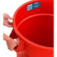 thumbnail image 7 of Global Industrial 32 Gallon Garbage Can, Red, No Lid, 7 of 7