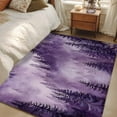 thumbnail image 4 of Area Rug for Living Room, Purple Mountain Non-Slip Indoor Large Carpet for Bedroom/Dining Room, Misty Forest Nature Woodland Pine Tree Landscape Washable Floor Mat Runner Rugs - 2.7 x 5 Ft, 4 of 8