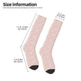 thumbnail image 5 of Daiia Sports Socks Floral Retro Style Printed Novelty Crew Socks for Men Women Knee High Socks Cotton Socks Soft & Breathable Support Unisex Socks, 5 of 9