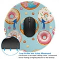 thumbnail image 4 of Disketp Colorful Donut Small Mouse Pad 7.9x7.9 Inches,Washable Round Mousepad for Office Laptop Computer,Non-Slip Rubber Base Mouse Pads for Wireless Mouse, 4 of 8
