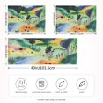 thumbnail image 2 of Yayeee Pillowcase Standard Size Set of 2 Satin Wrinkle Resistant Pillow Case, Art Field, 2 of 7