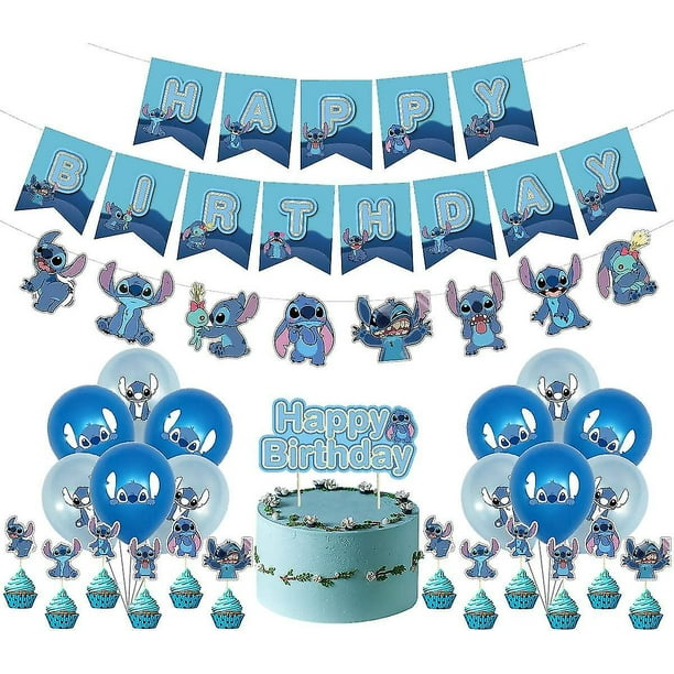 Decoración de fiesta de cumpleaños de Lilo y Stitch YONGSHENG