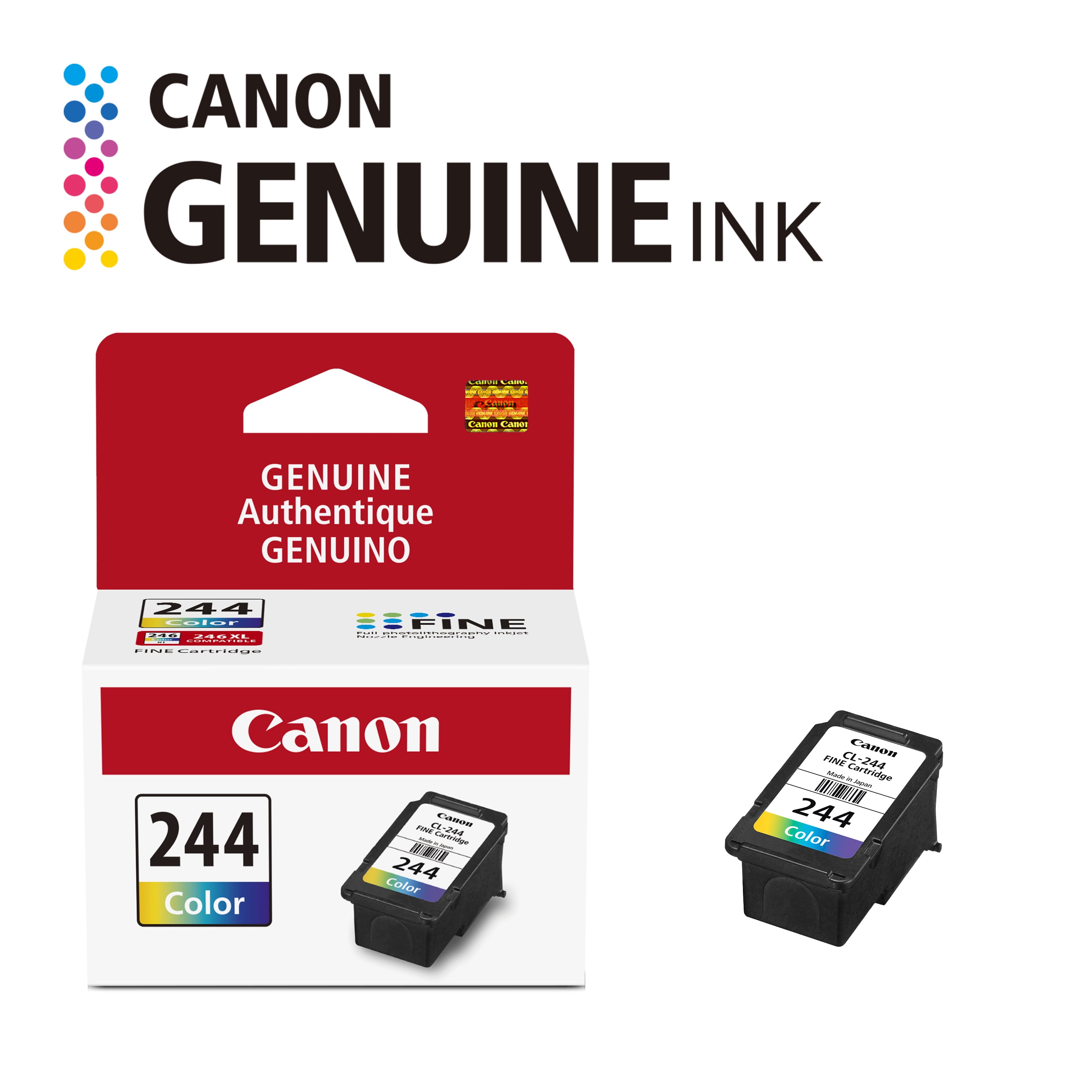 Canon CL-244 Compatible to MG2525, MG3020, TR4520/4522, TS202, TS302, TS3120/3122, TS3320/3322 Printers
