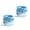Blue, variant on Colorful Braid Bubbles Shoe Laces 100cm Long Polyester Shoe Lace Replacement Sneakers Shoelaces for Women Teens Sneakers