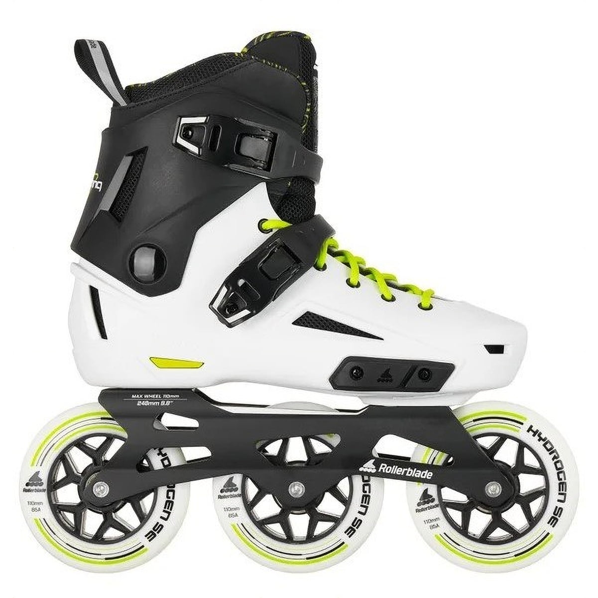 ROLLERBLADE Adult Unisex Lightning 110 White/Black Inline Skates, Size: 9