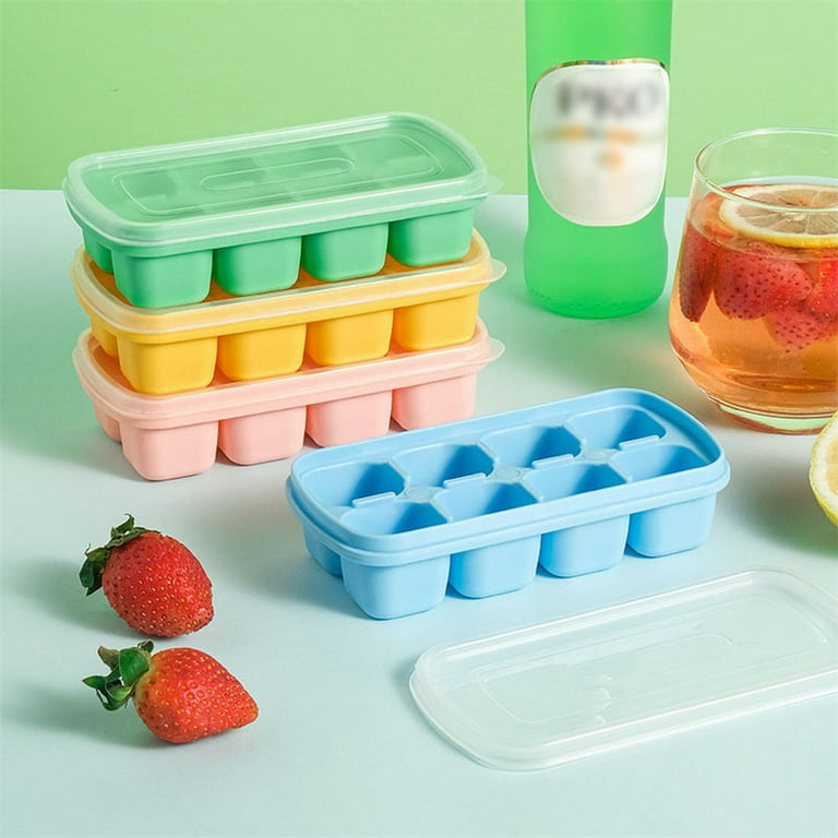 Easy Removal Metal Ice Trays with Handle - Stainless Steel Ice Cube Maker and Stand, 36 Slot Mold - BPA-Free, Food-grade Freezer Molds for Baby Food