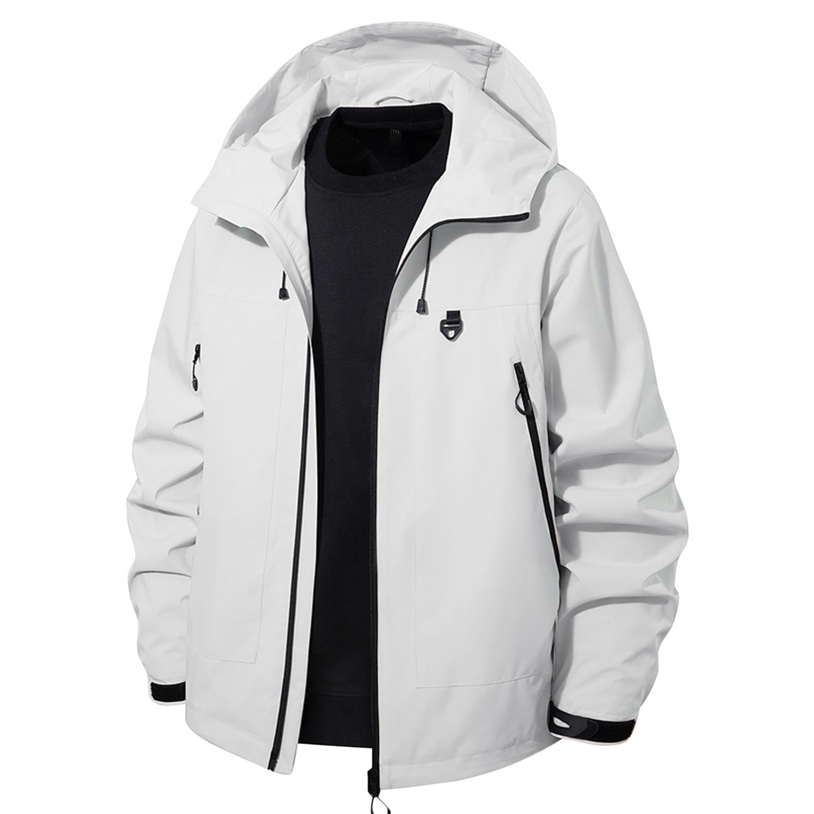 Veste Softshell Homme Hiver Coupe-Vent Imperméable - Manteau Travail Extérieur Chaud