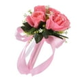 thumbnail image 2 of Artificial Wedding Holding Bouquet, Color Lasting High Simulation Wedding Holding Bouquet  For Wedding For Photography, 2 of 8