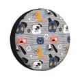 thumbnail image 1 of Fotbe Dog Funda de Llanta de Repuesto con Estampado, Engrosada, Ajuste Universal para Jeep, Remolque, RV, SUV, Camión-17 inch, 1 of 6
