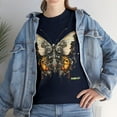 thumbnail image 5 of Unisex Heavy Cotton Abstract Butterfly Bio Punk T-Shirt 002, 5 of 5