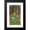 thumbnail image 2 of Marianne Stokes 10x14 Black Modern Framed Museum Art Print Titled - April, 2 of 5