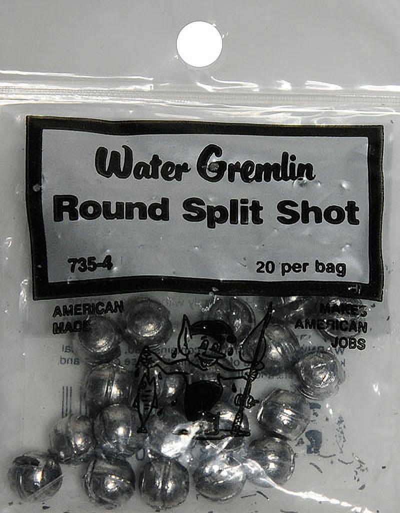 Water Gremlin Round Split Shot Sinker