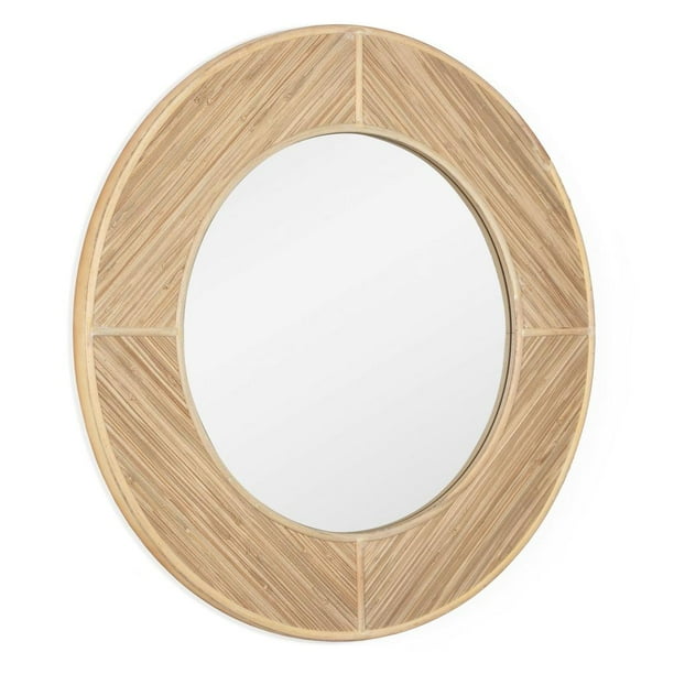 Gild Design House Elyas Rattan Round Mirror