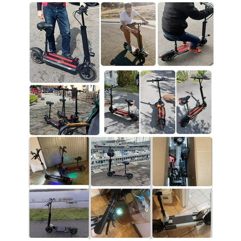 JUEXING Foldable Electric Scooter, 35 Miles Long Range, 1000W