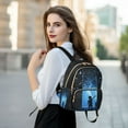 thumbnail image 6 of FORMRS Mini Backpack Purse for Women Travel Daypack Casual Shoulder Bag, Blue Butterfly, 6 of 7