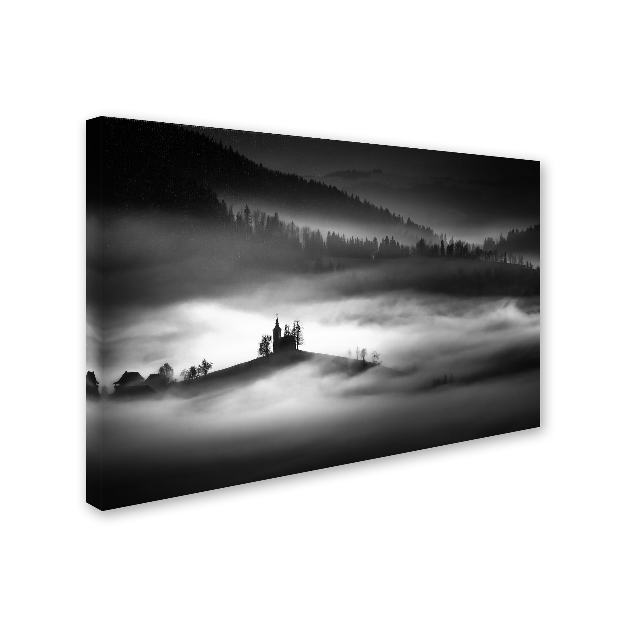 Trademark Fine Art 'The Addams Family Land' Canvas Art by Sandi Bertoncelj