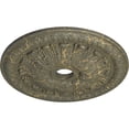thumbnail image 3 of Ekena Millwork 27 7/8"OD x 3 7/8"ID x 2 1/2"P Tomango Egg & Dart Ceiling Medallion (Fits Canopies up to 6 3/4"), Hand-Painted Witch Hazel Crackle, 3 of 6